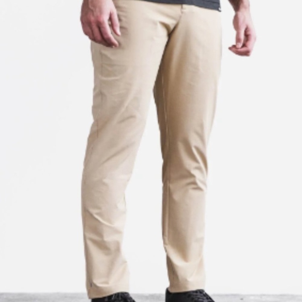 (A13) Nobull Golf Tour Pant, Beige, Size 38x32 Regular, NWT‎